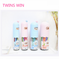 China factory wholesale hot sale marker pen student creative stationery water color brush pen set