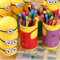 Japan and Korea stationery cute lovely cartoon water color brush drawing pen 18 color pen